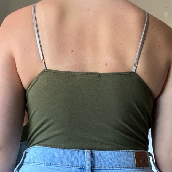 L.A. Hearts Green Bodysuit - Picture 2 of 3